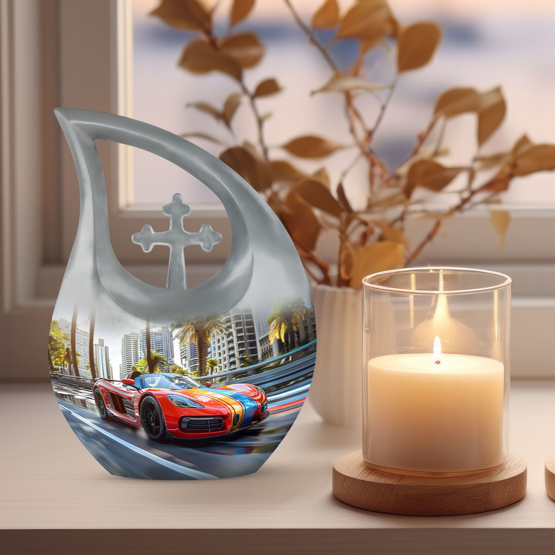 10-inch Unique 'Racing Through The Urn