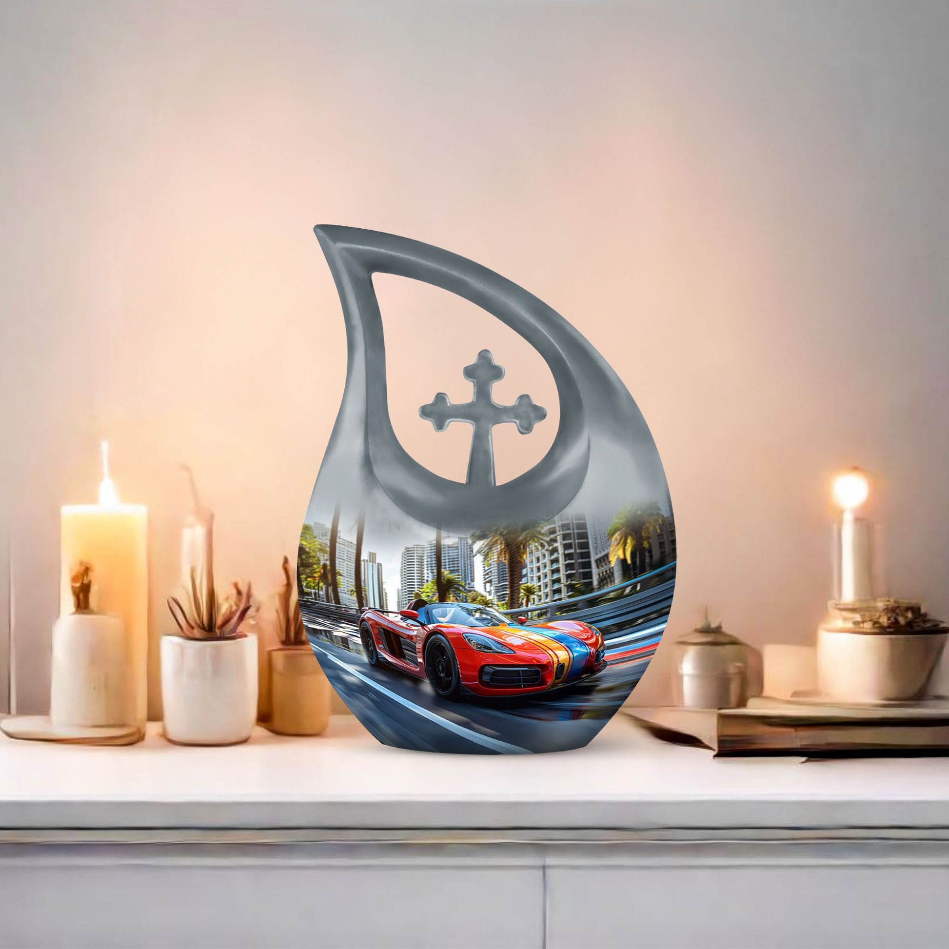 10-inch Unique 'Racing Through The Urn