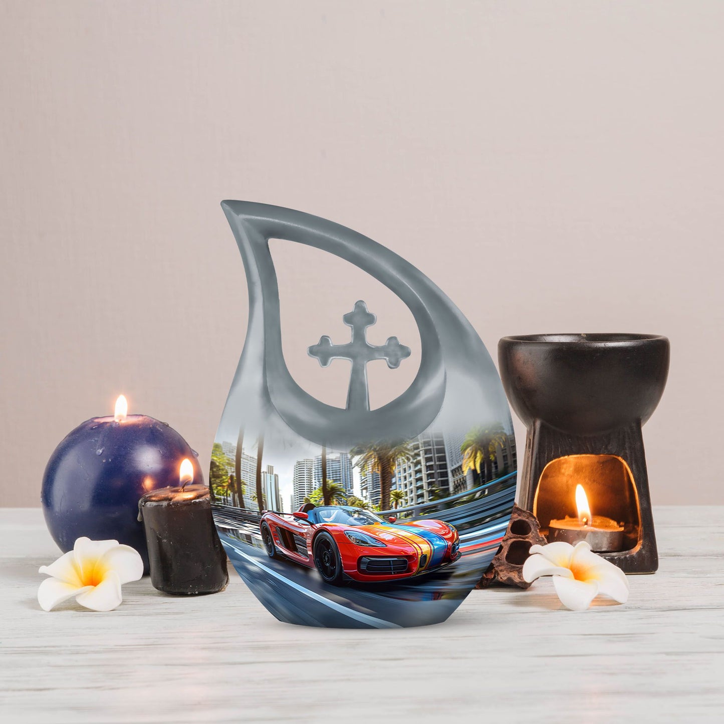 10-inch Unique 'Racing Through The Urn