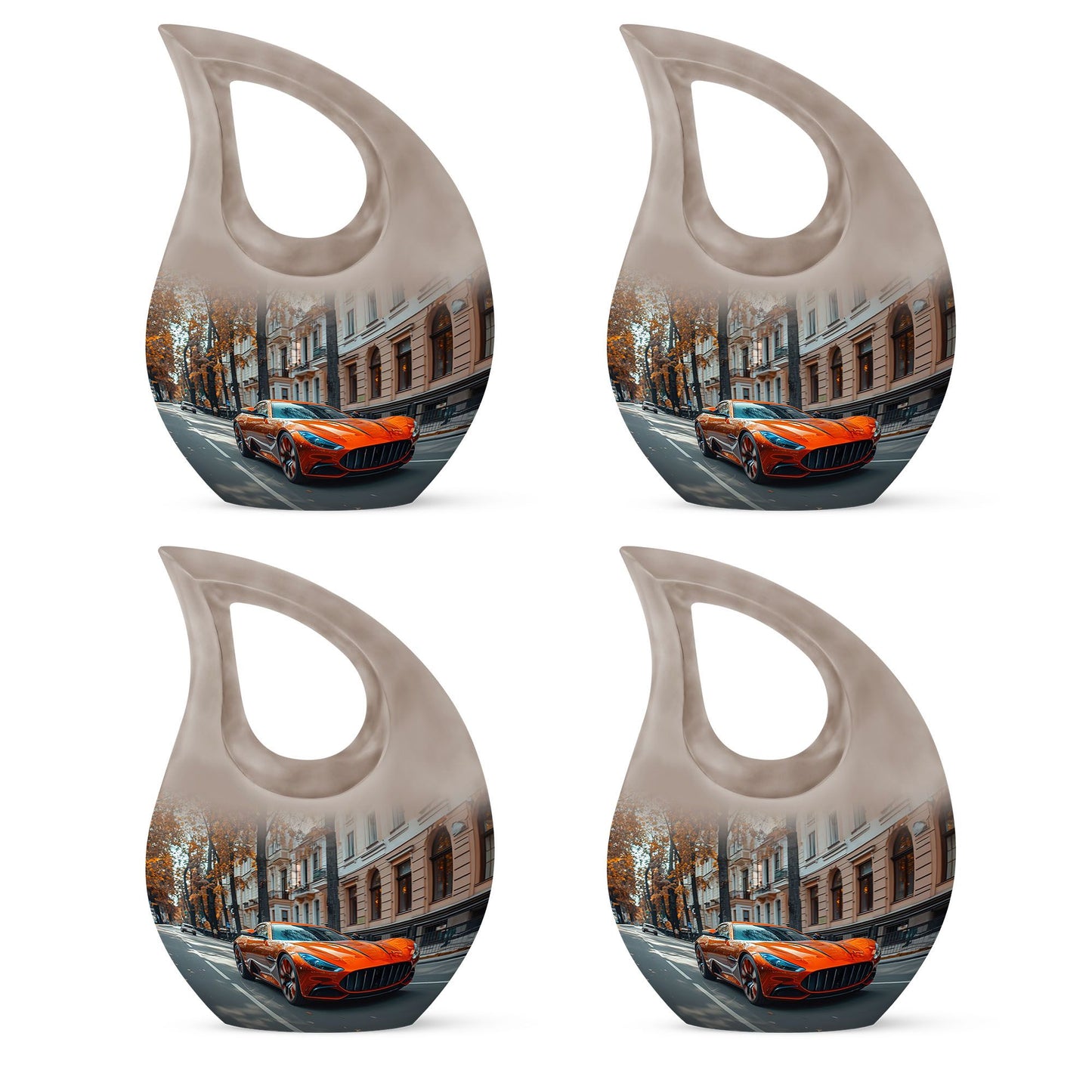  Car Urn 3 Inch Keepsake Pack of 4
