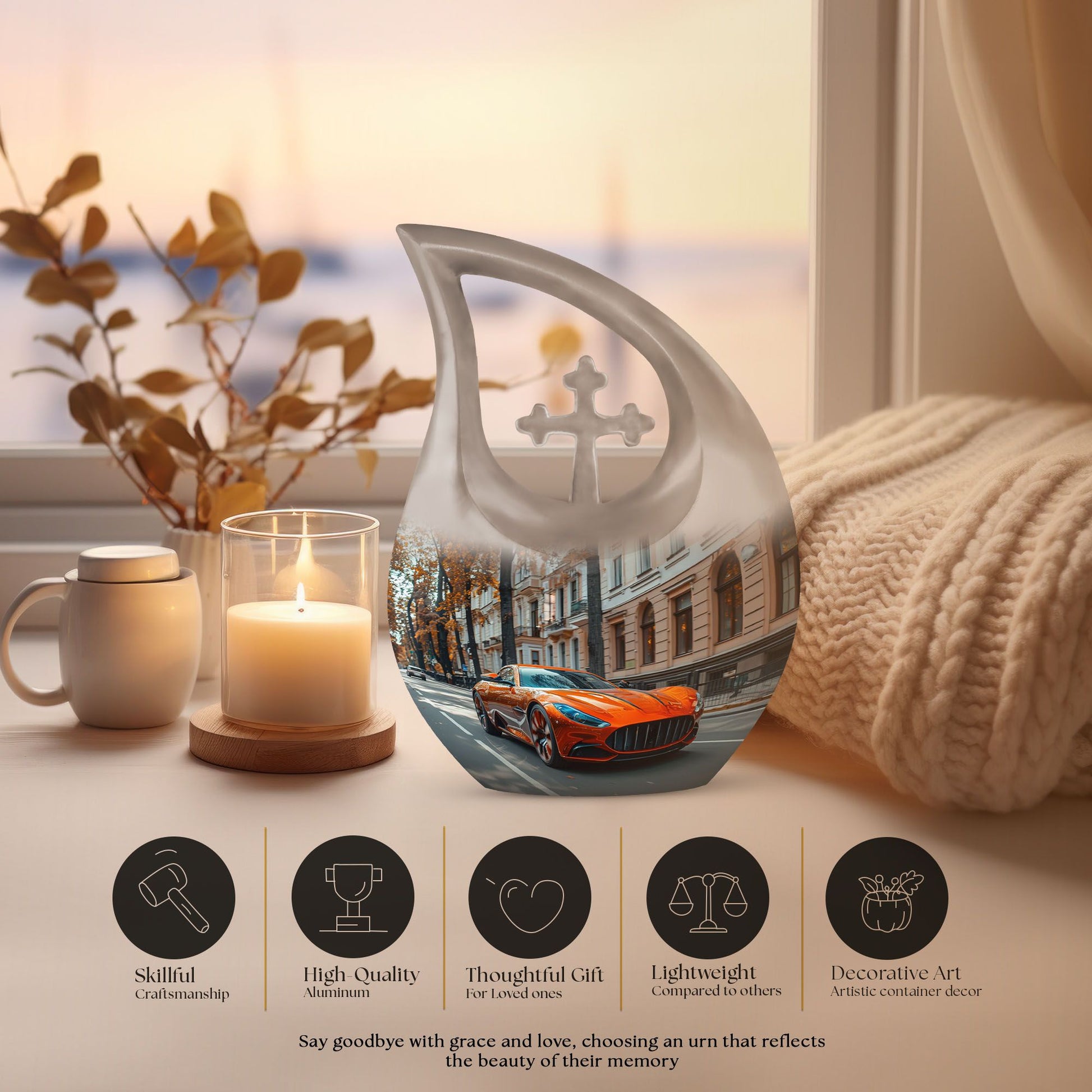 Cruises memorial urn 