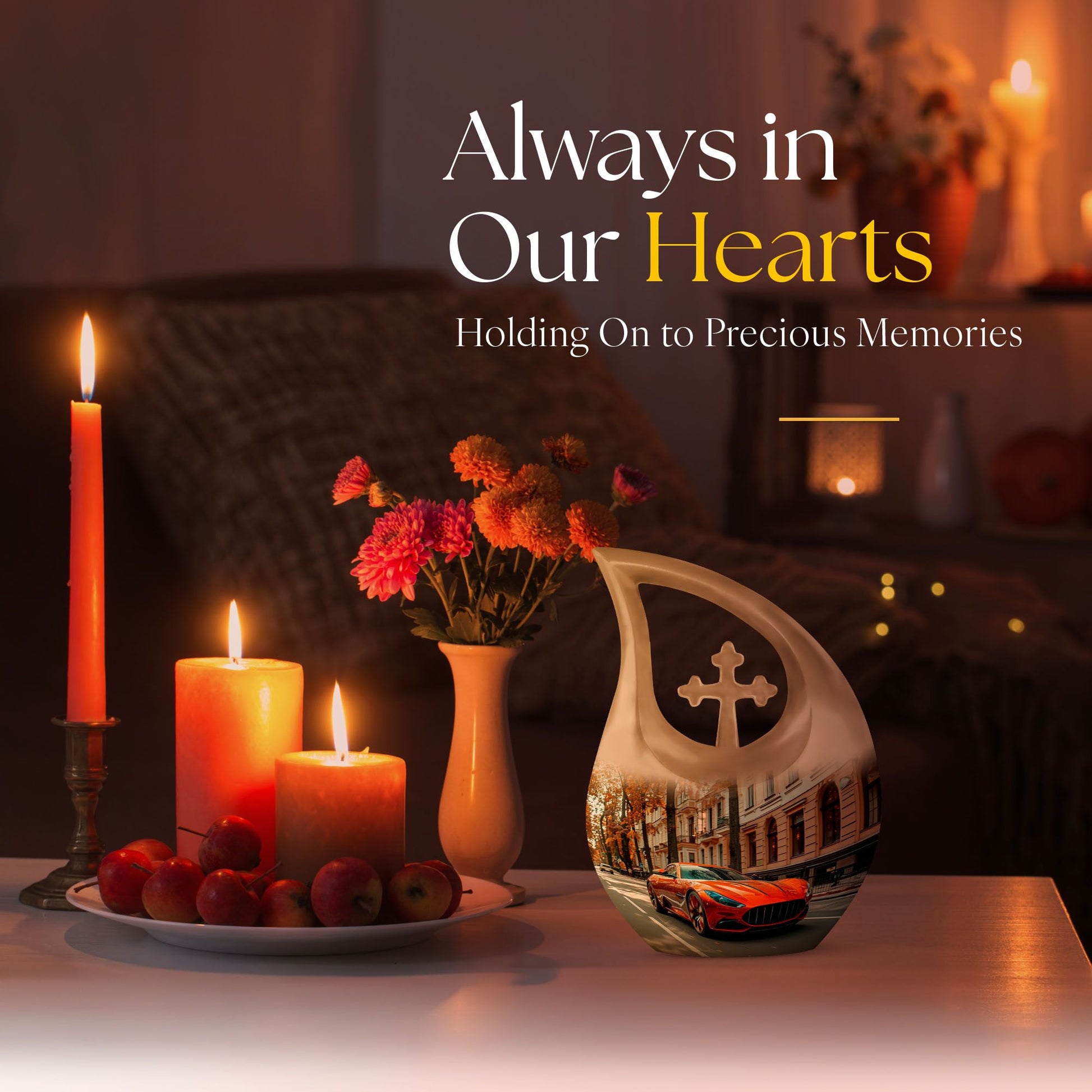 Cruises memorial urn 