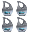  Car Urn 3 Inch Keepsake Pack of 4