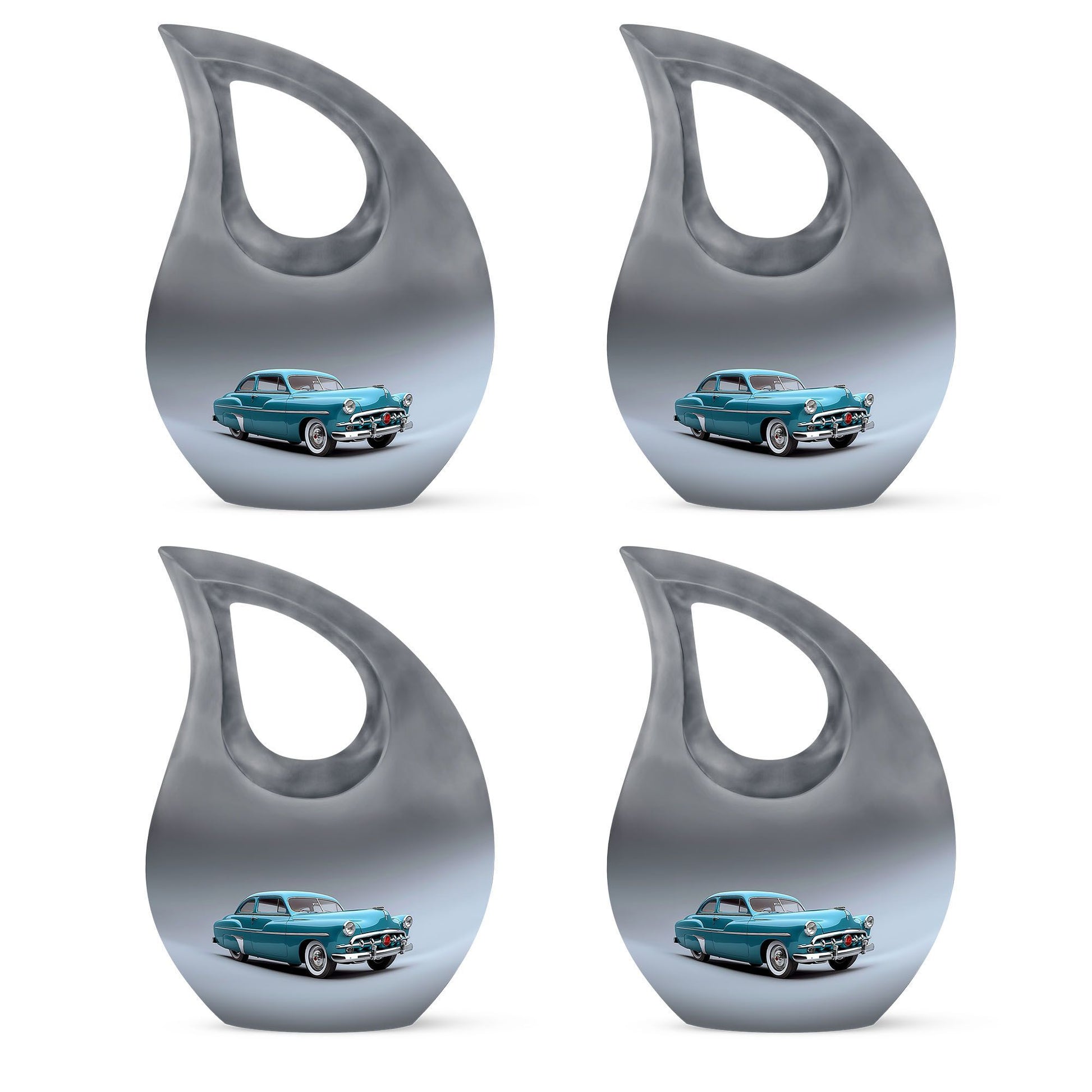 Vintage Charm of cross drop design human urns, 