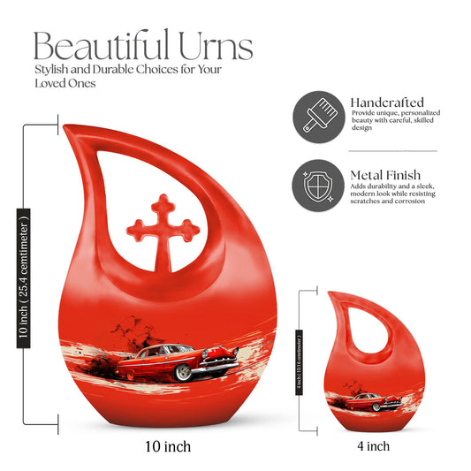Large 10-inch Artistic Rush Urn 