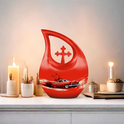 Large 10-inch Artistic Rush Urn 