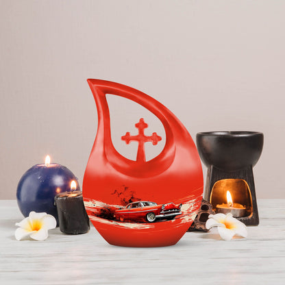 Large 10-inch Artistic Rush Urn 