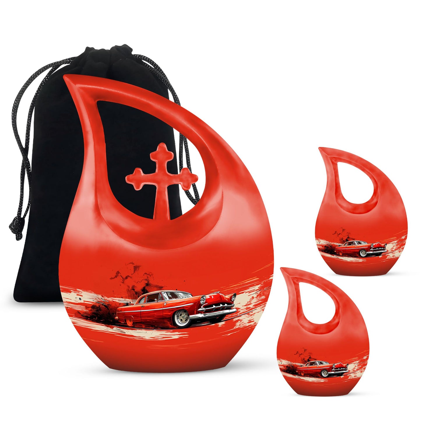  Car Urn Large Urn With 2 Keepsake Urn