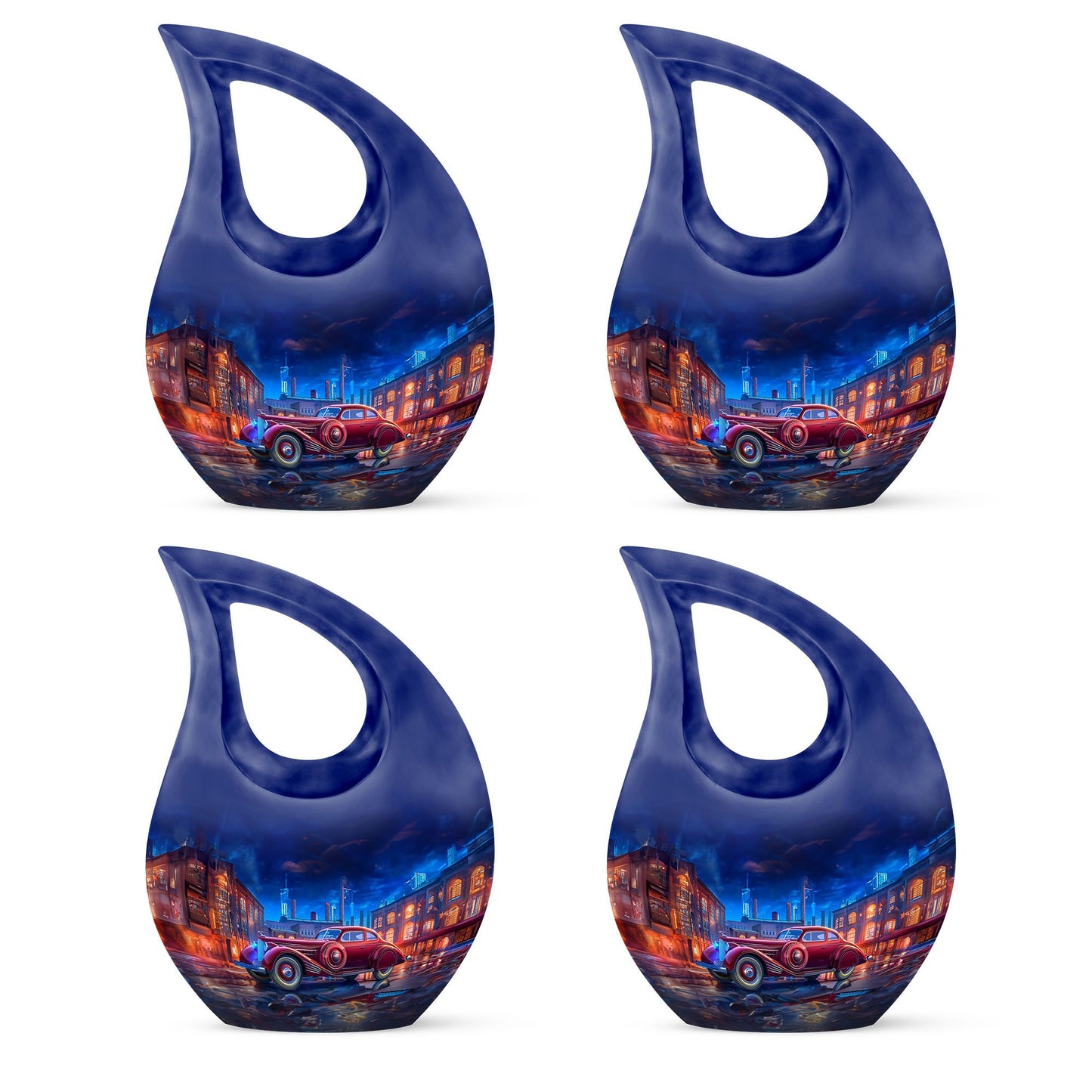  Car Urn 3 Inch Keepsake Pack of 4