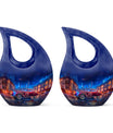  Car Urn 3 Inch Keepsake Pack of 2