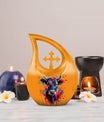 10 inch Colorful Bull urn 