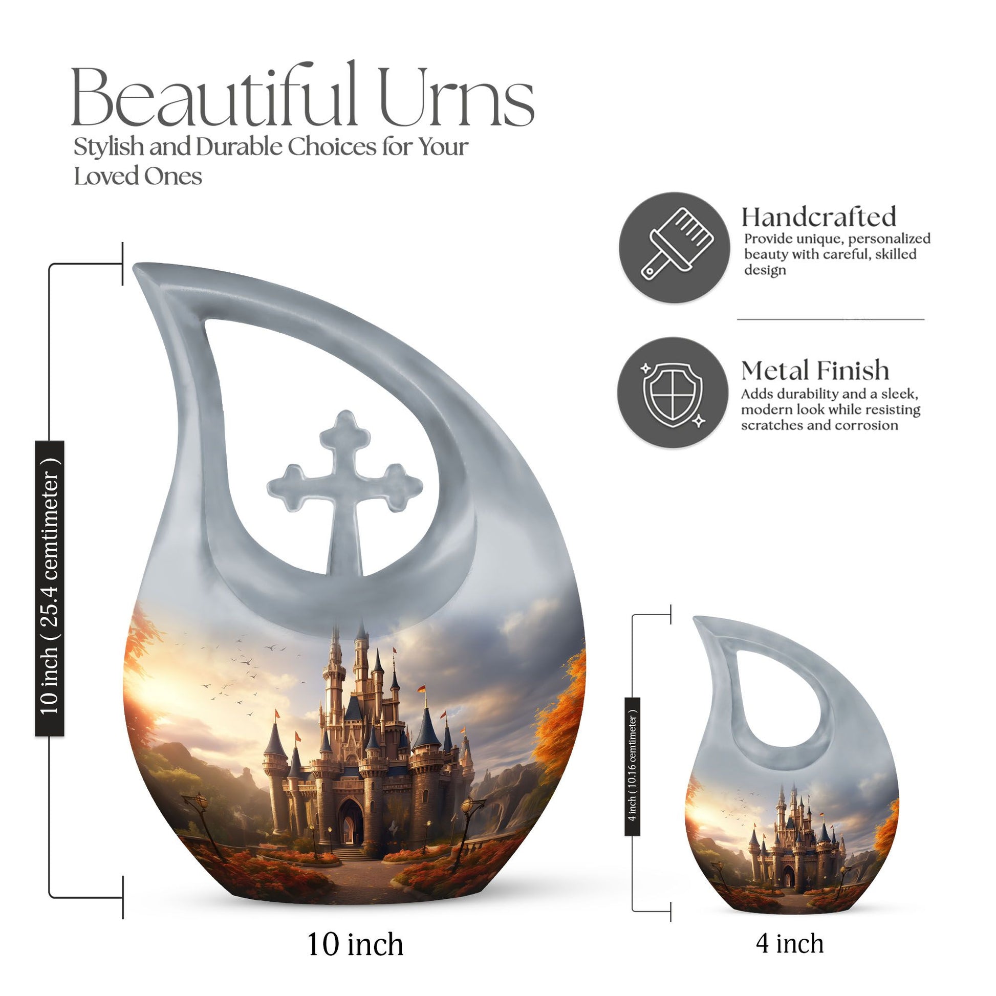 Castle Of Dreams 10-inch memorial urn