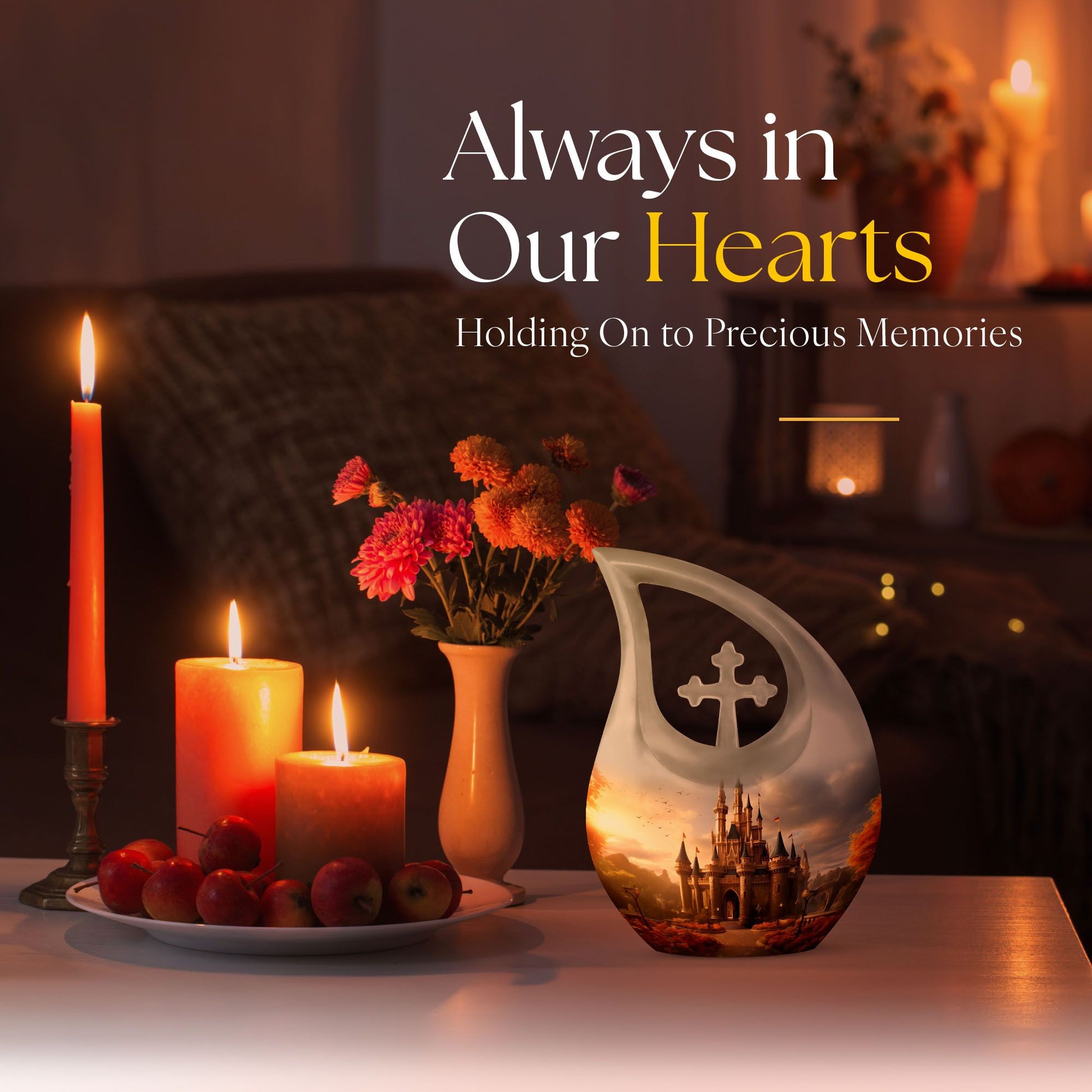 Castle Of Dreams 10-inch memorial urn