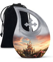 10-inch Fairytale Twilight Castle Urn 