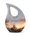 10-inch Fairytale Twilight Castle Urn 
