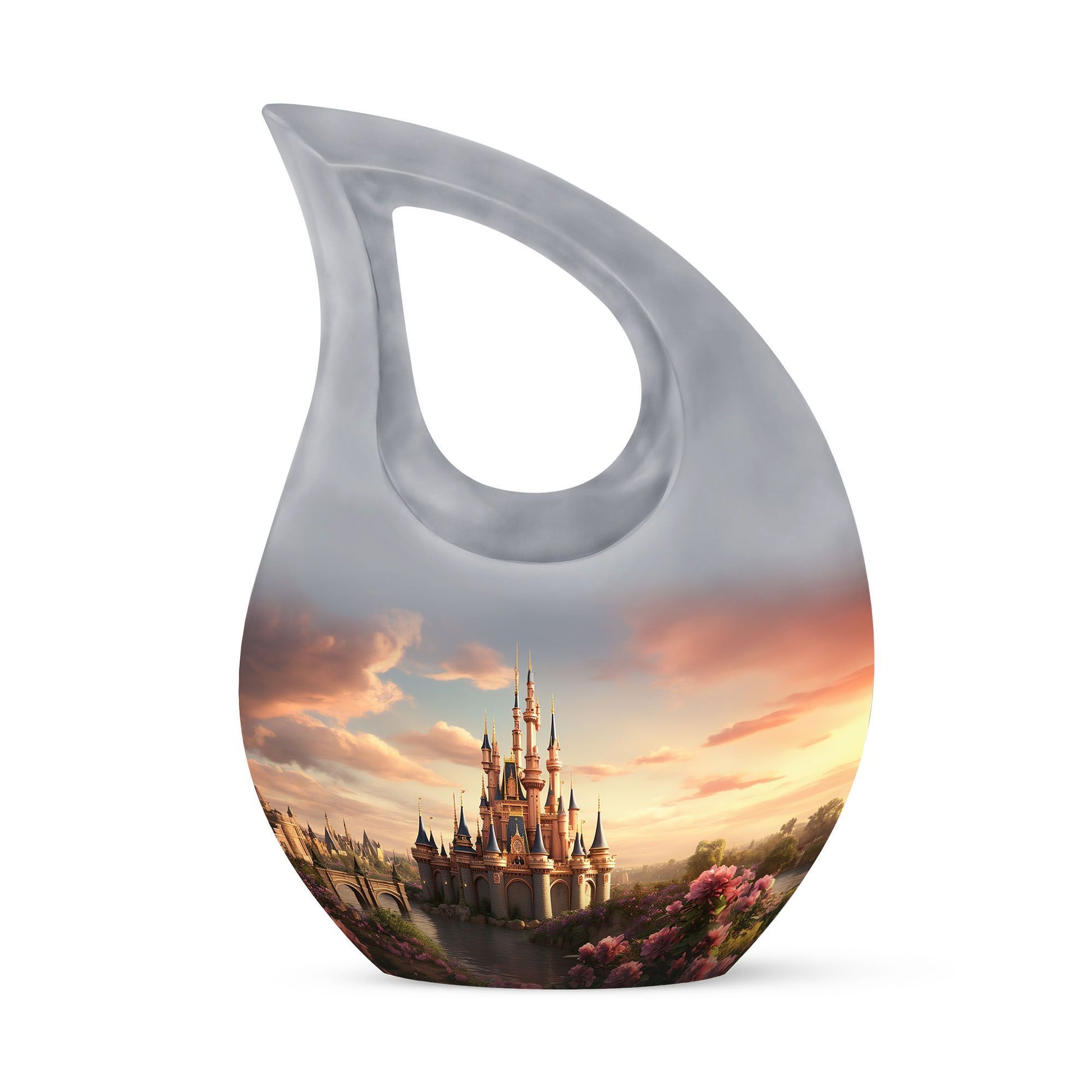 10-inch Fairytale Twilight Castle Urn 