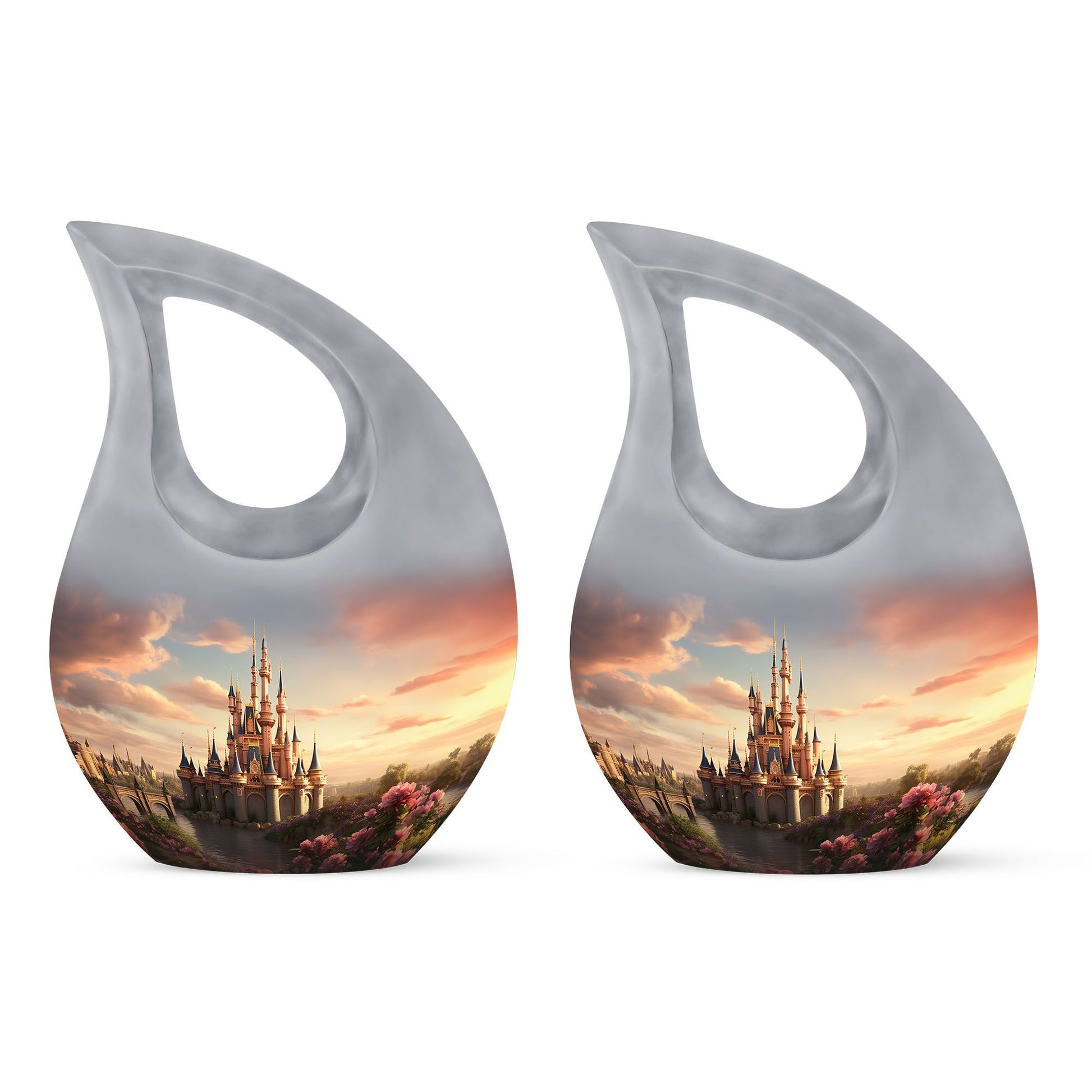 10-inch Fairytale Twilight Castle Urn 