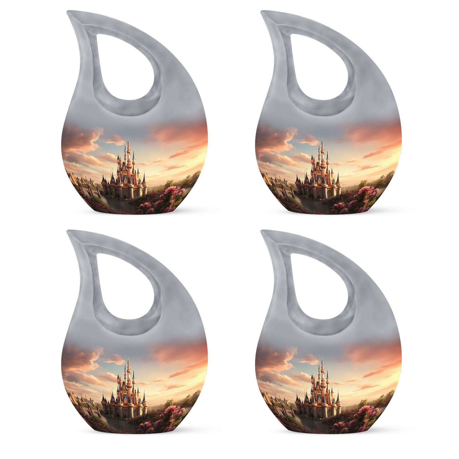 10-inch Fairytale Twilight Castle Urn 