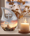 10-inch Fairytale Twilight Castle Urn 