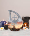 10-inch Fairytale Twilight Castle Urn 