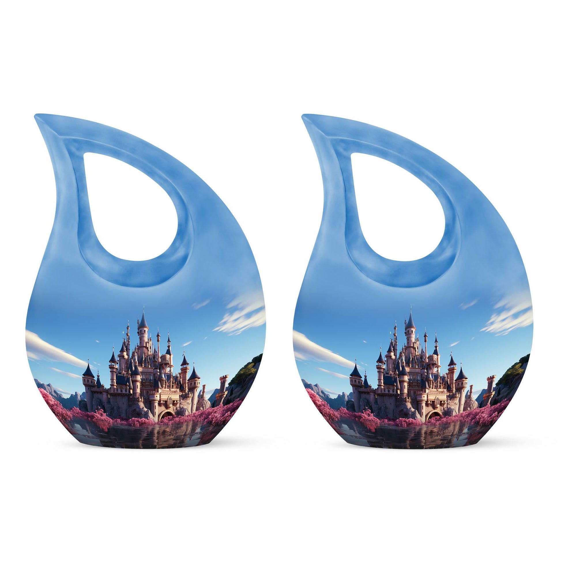 10 inch Cherry Blossom Fortress Urn