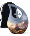 Twilight Majesty Cross Drop Design Urn