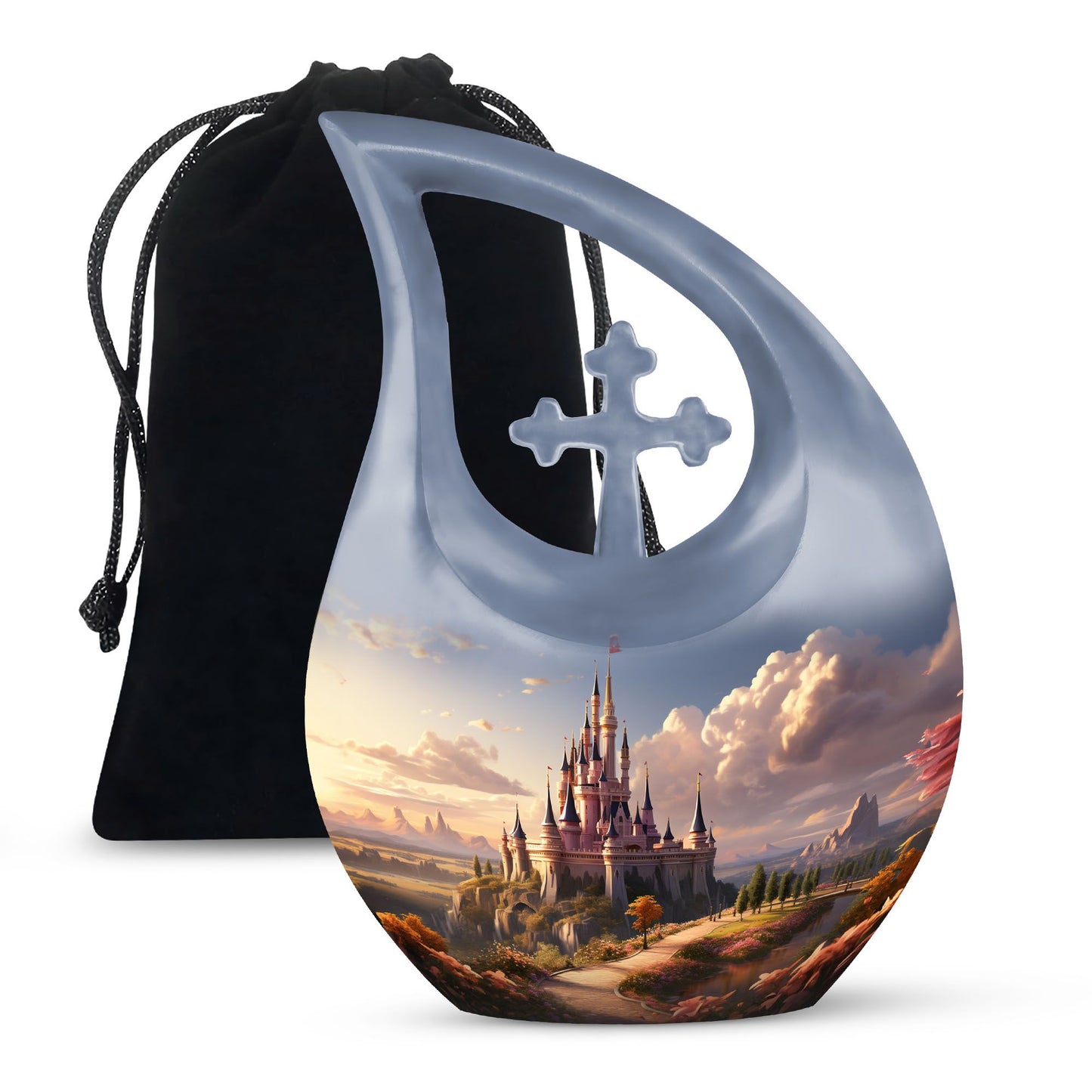 Twilight Majesty Cross Drop Design Urn