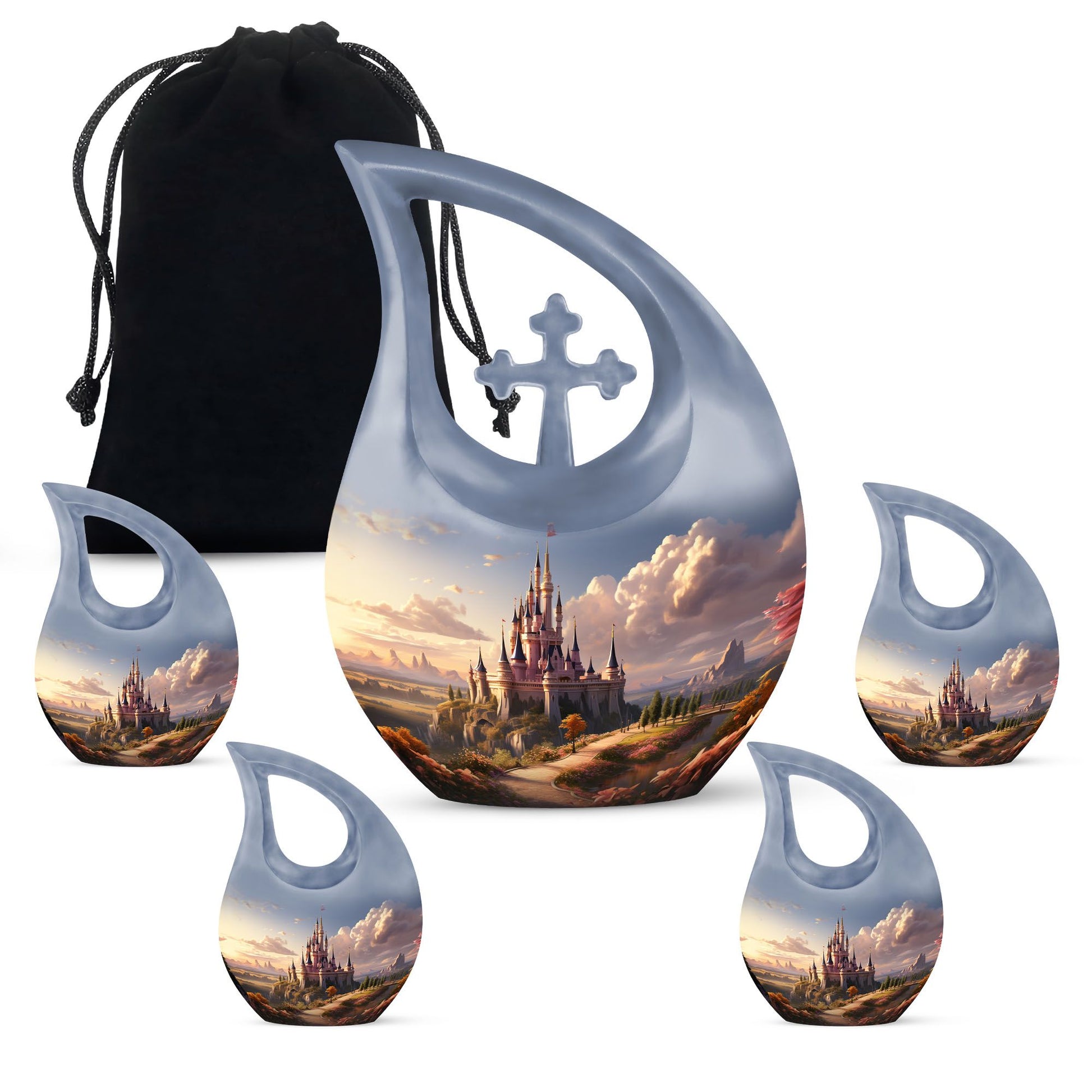 Twilight Majesty Cross Drop Design Urn