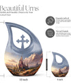 Twilight Majesty Cross Drop Design Urn