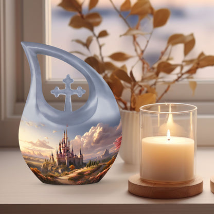 Twilight Majesty Cross Drop Design Urn