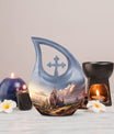 Twilight Majesty Cross Drop Design Urn
