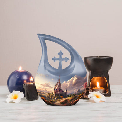 Twilight Majesty Cross Drop Design Urn