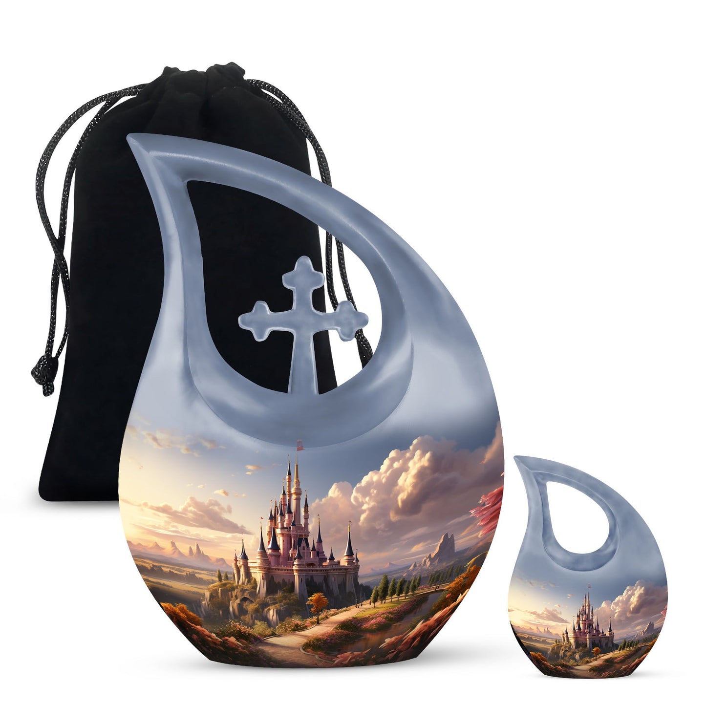 Twilight Majesty Cross Drop Design Urn