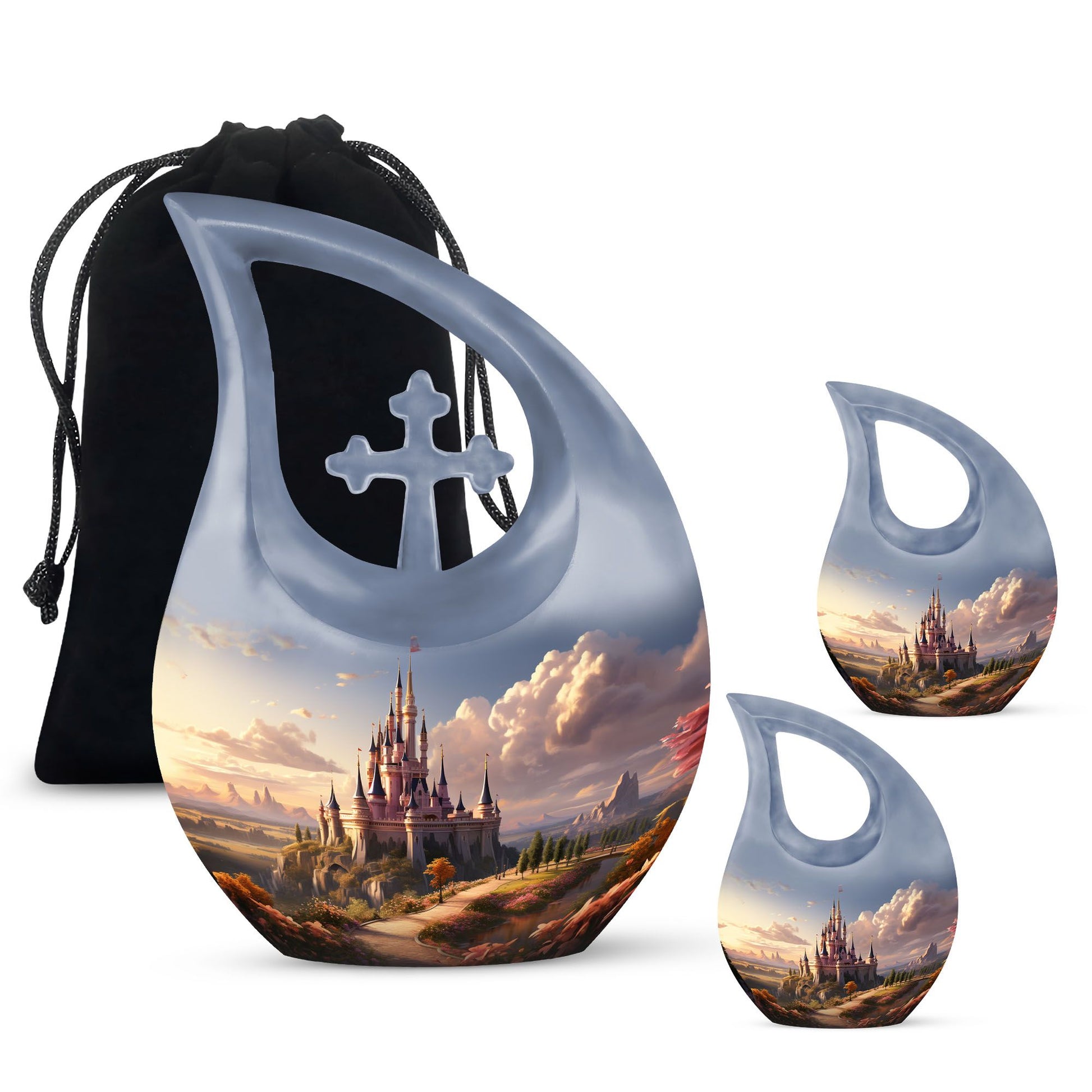 Twilight Majesty Cross Drop Design Urn