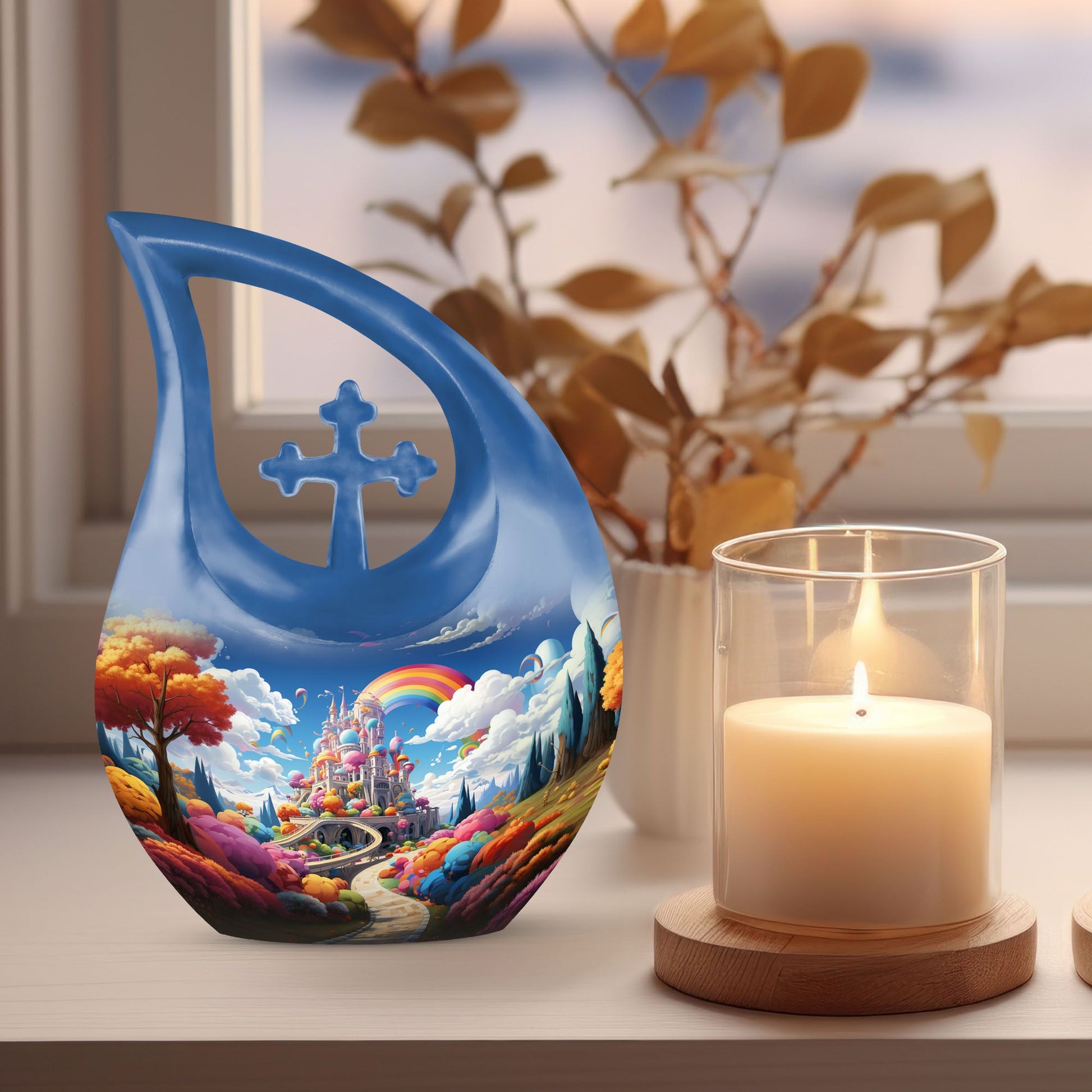 10-inch Rainbow Over The Urn,