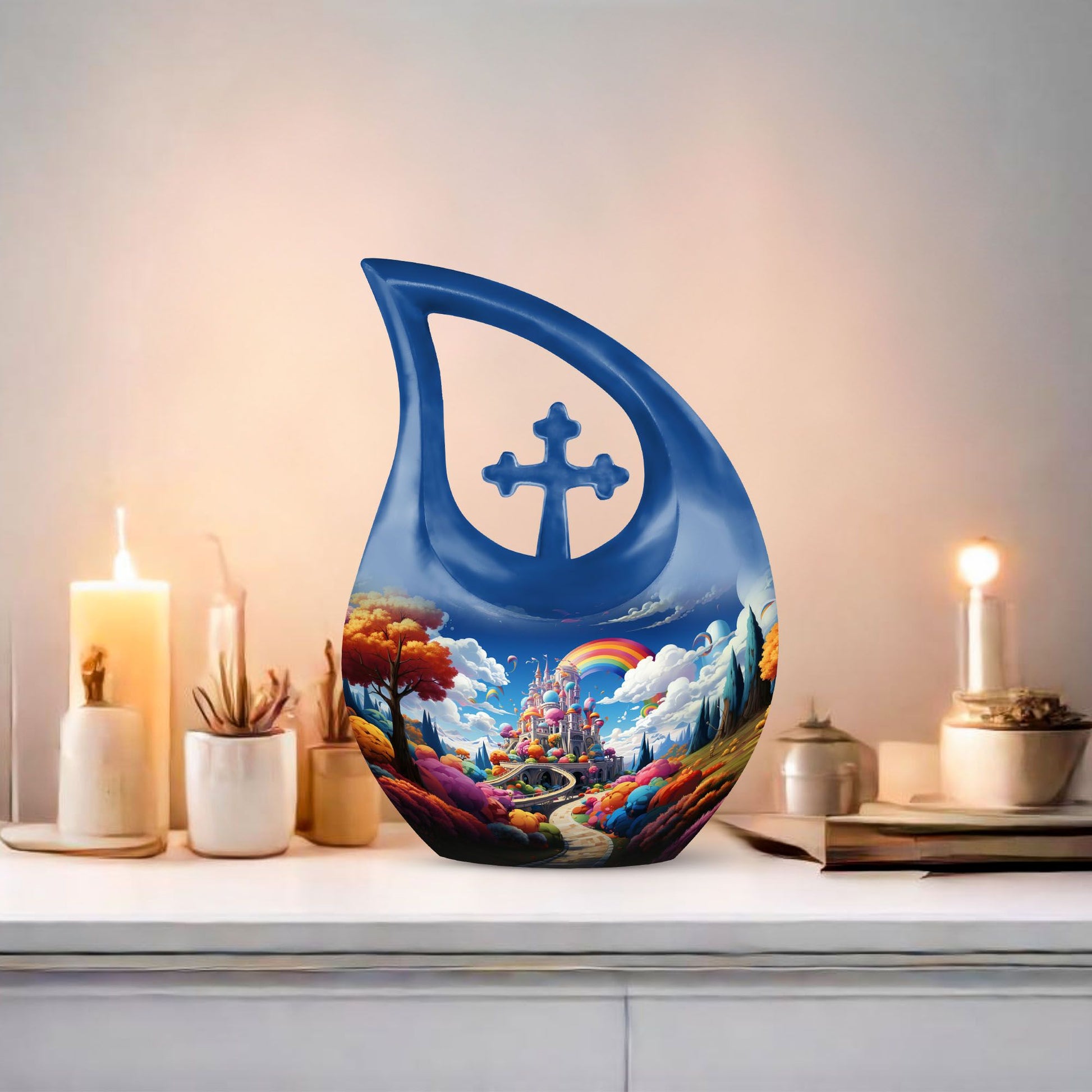 10-inch Rainbow Over The Urn,