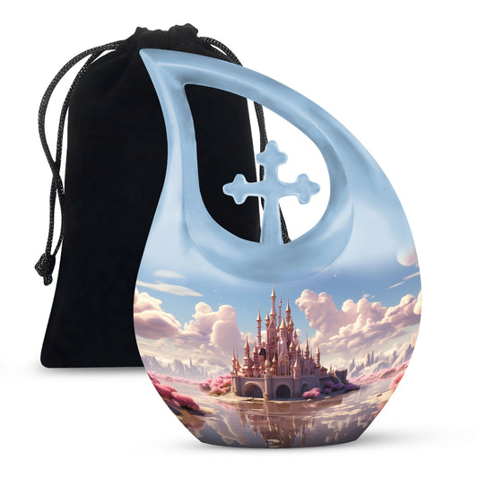 10-inch Cotton Cloud Castle urn