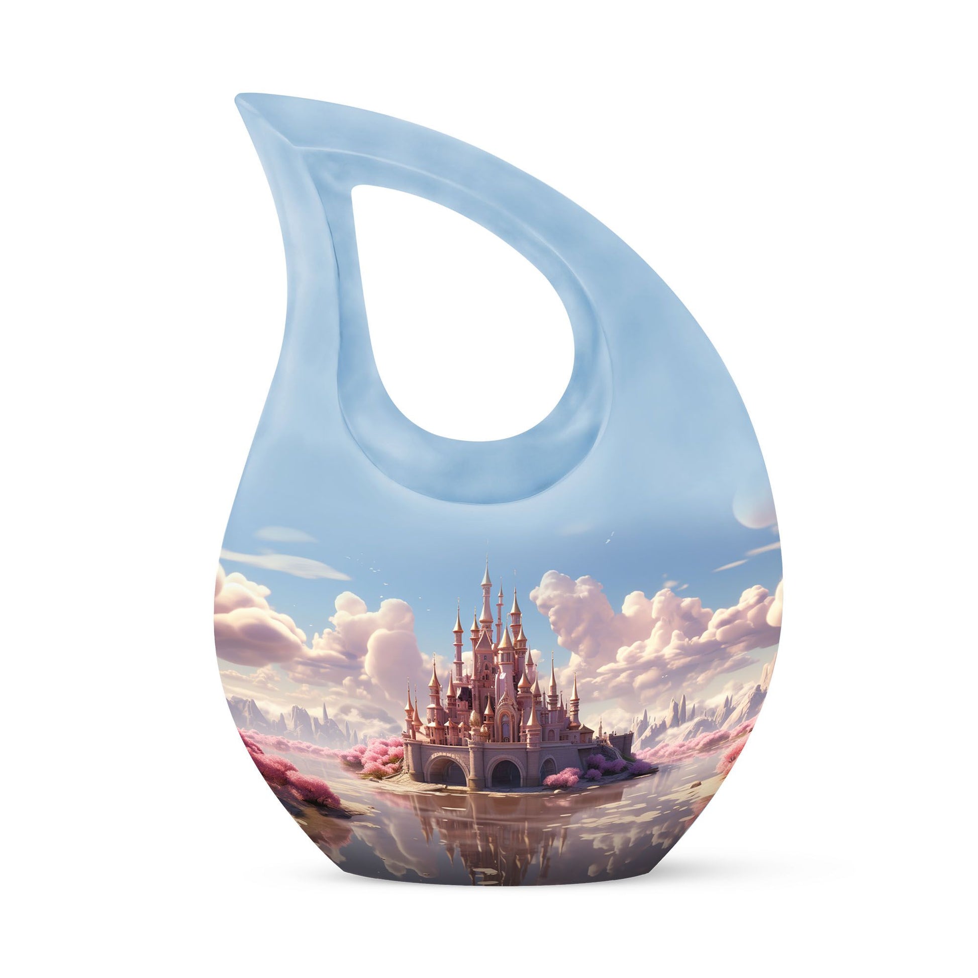 10-inch Cotton Cloud Castle urn