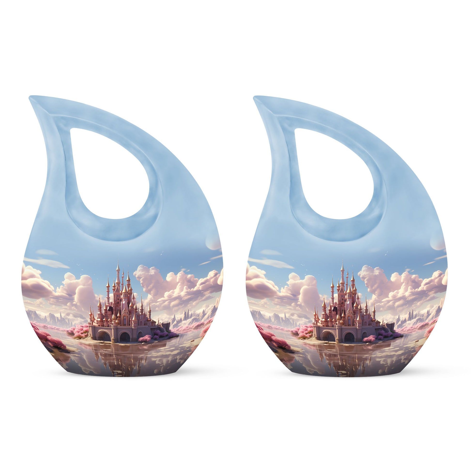 10-inch Cotton Cloud Castle urn