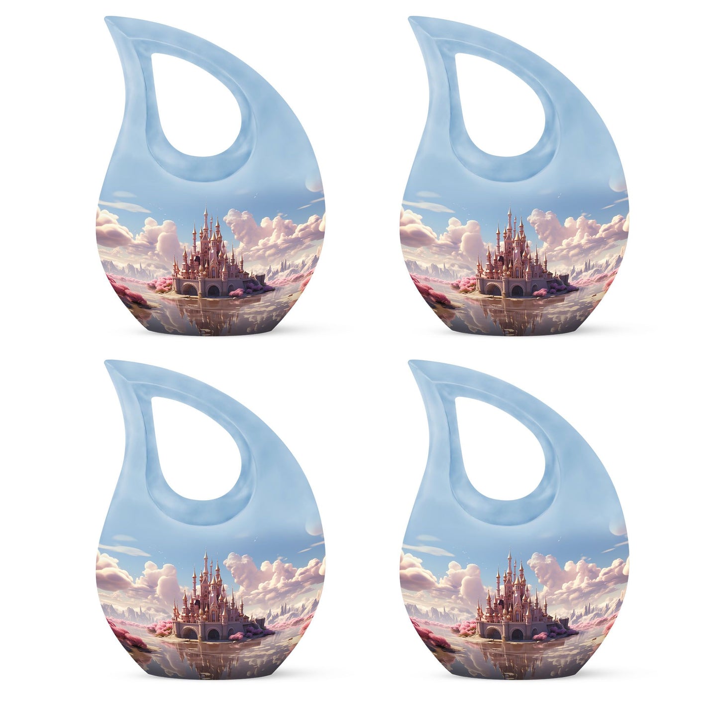 10-inch Cotton Cloud Castle urn
