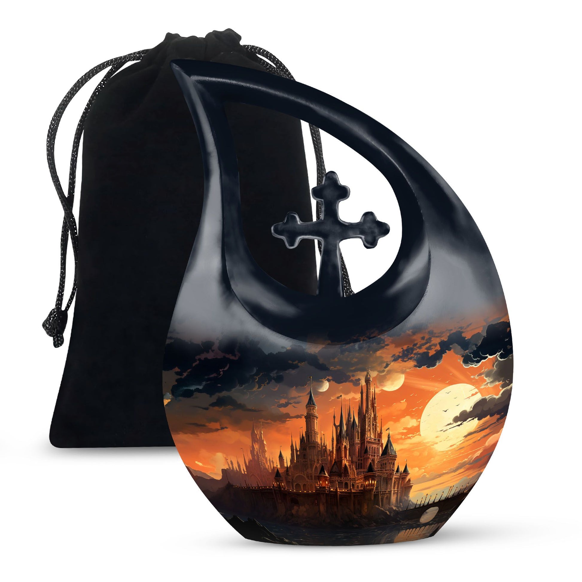 10-inch Twilight Castle Urn, 