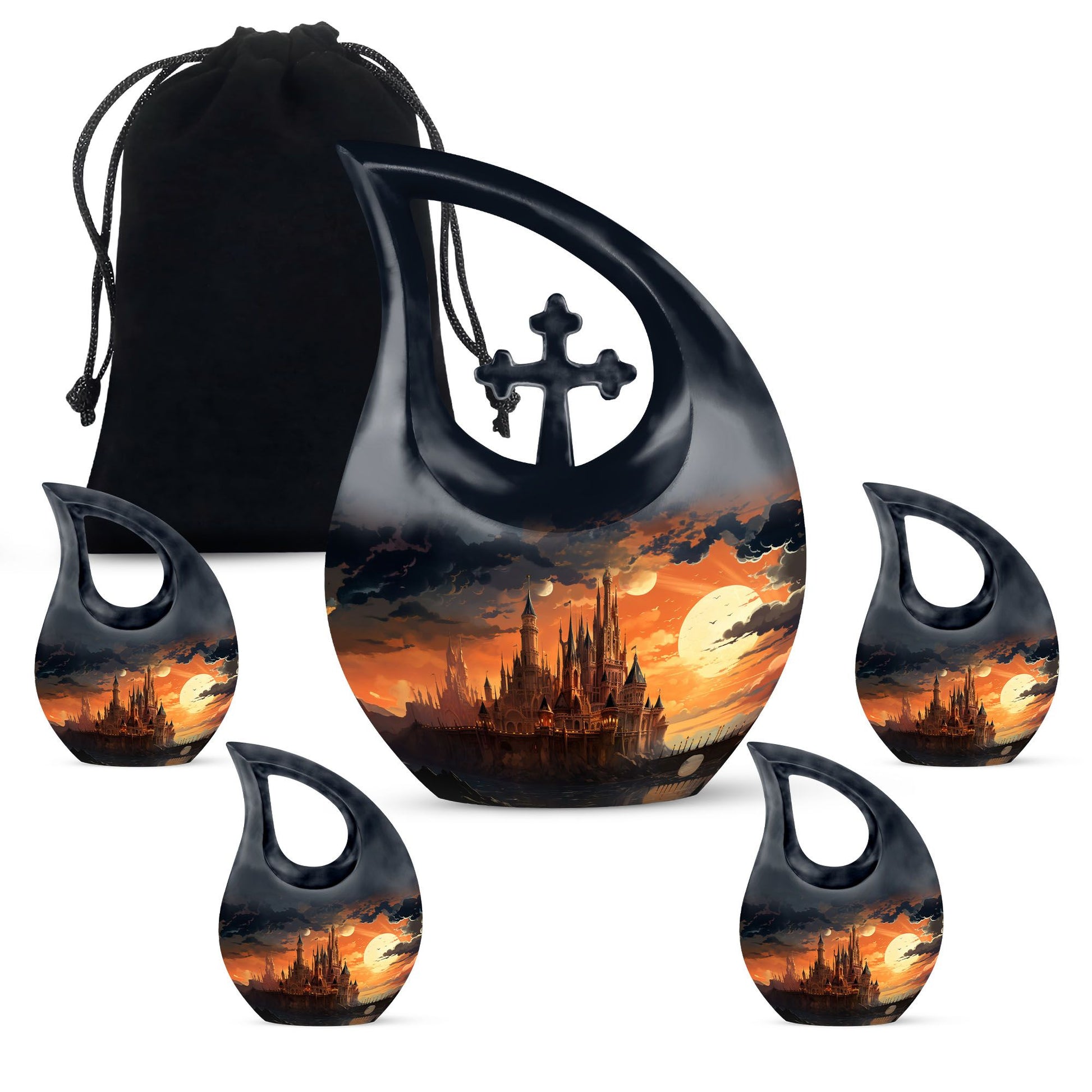 10-inch Twilight Castle Urn, 