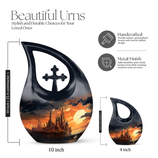 10-inch Twilight Castle Urn, 