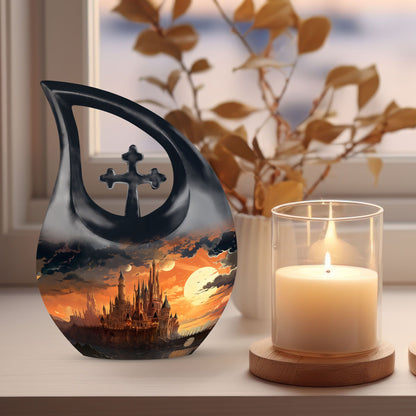 10-inch Twilight Castle Urn, 