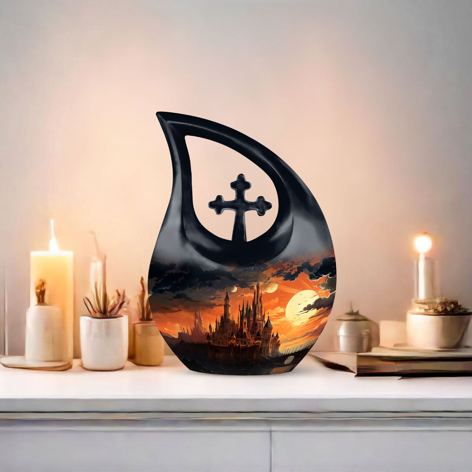 10-inch Twilight Castle Urn, 