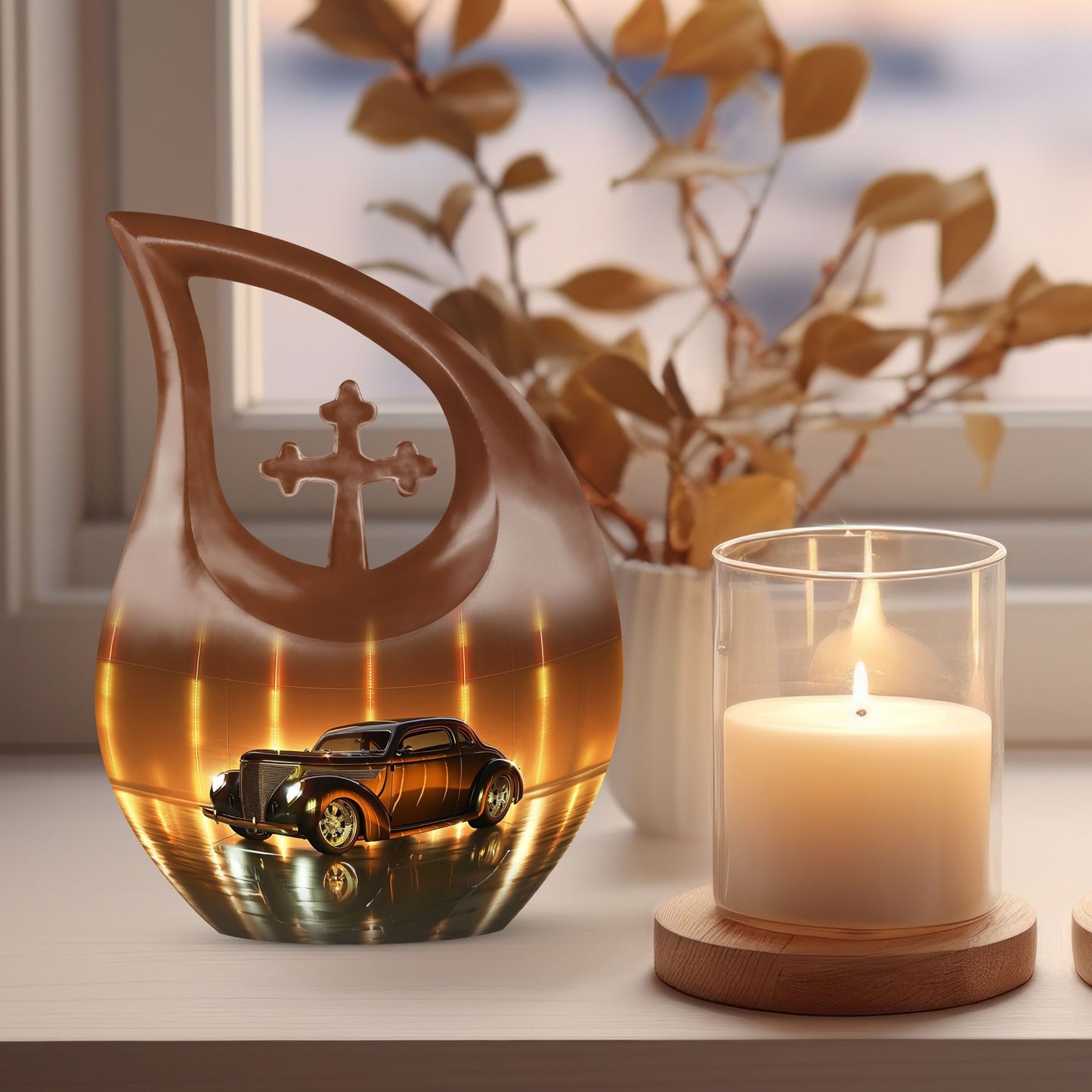 10 Inch Retro Luxe Urn 
