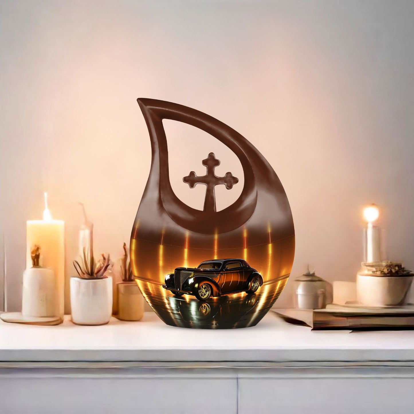 10 Inch Retro Luxe Urn 