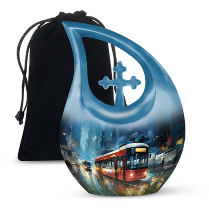 10-Inch City Pulse Rush Urn, 