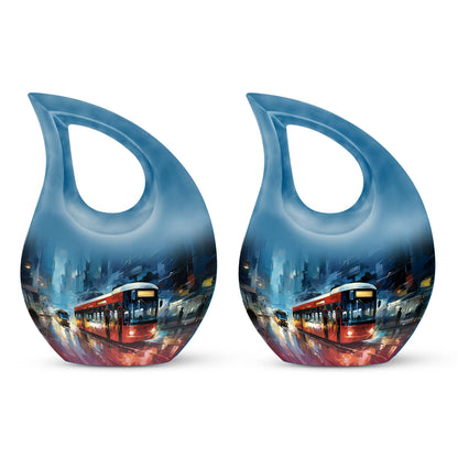 10-Inch City Pulse Rush Urn, 