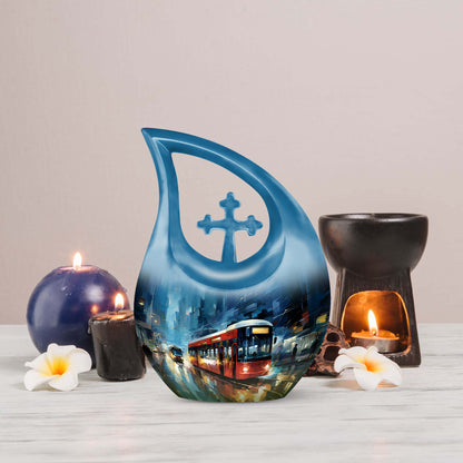 10-Inch City Pulse Rush Urn, 
